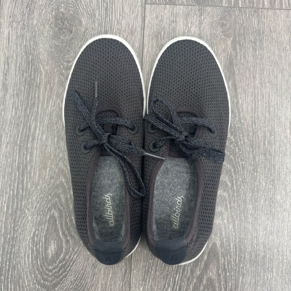Allbirds Merino Wool Runners Shoes Dark Grey Charcoal Women’s Sz 7 - Picture 2 of 6